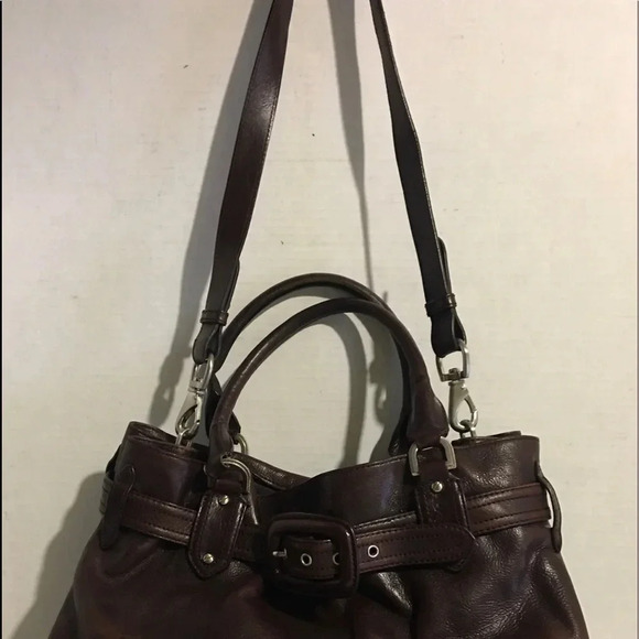 Cole Haan Black distressed leather hobo bag - Picture 8 of 8